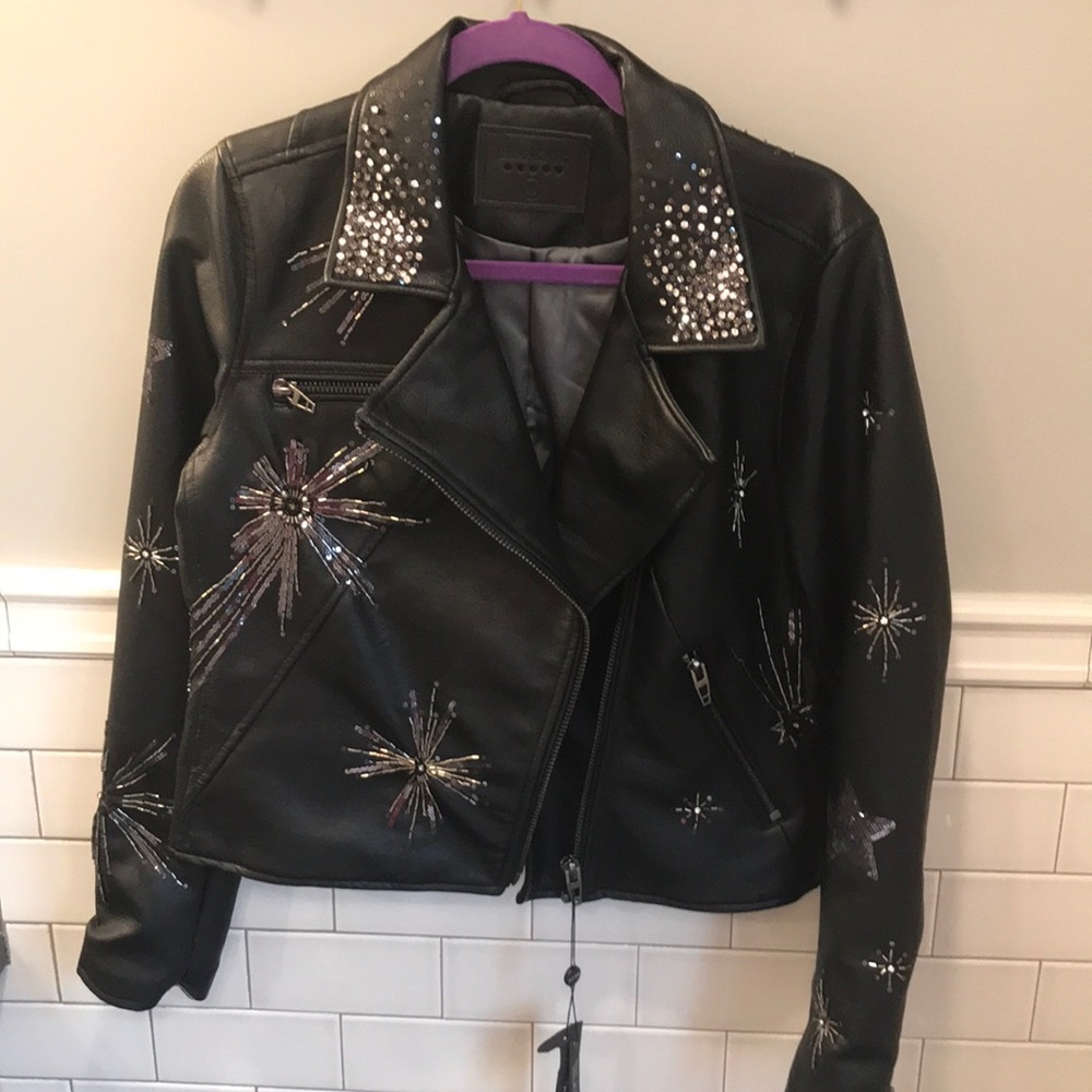 Vegan Leather black jacket